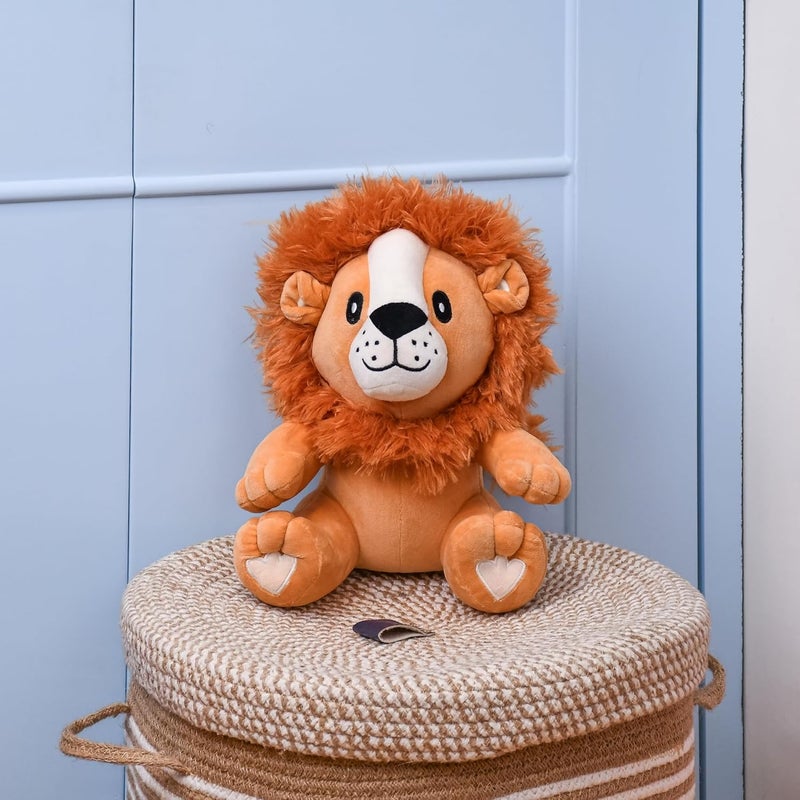 Mirada Butter Sitting Lion Soft Toy – 27cm | Super Soft & Huggable Plush Stuffed Animal for Kids, Boys & Girls |Cute Adorable Jungle Lion Toy Room Décor - Image 3