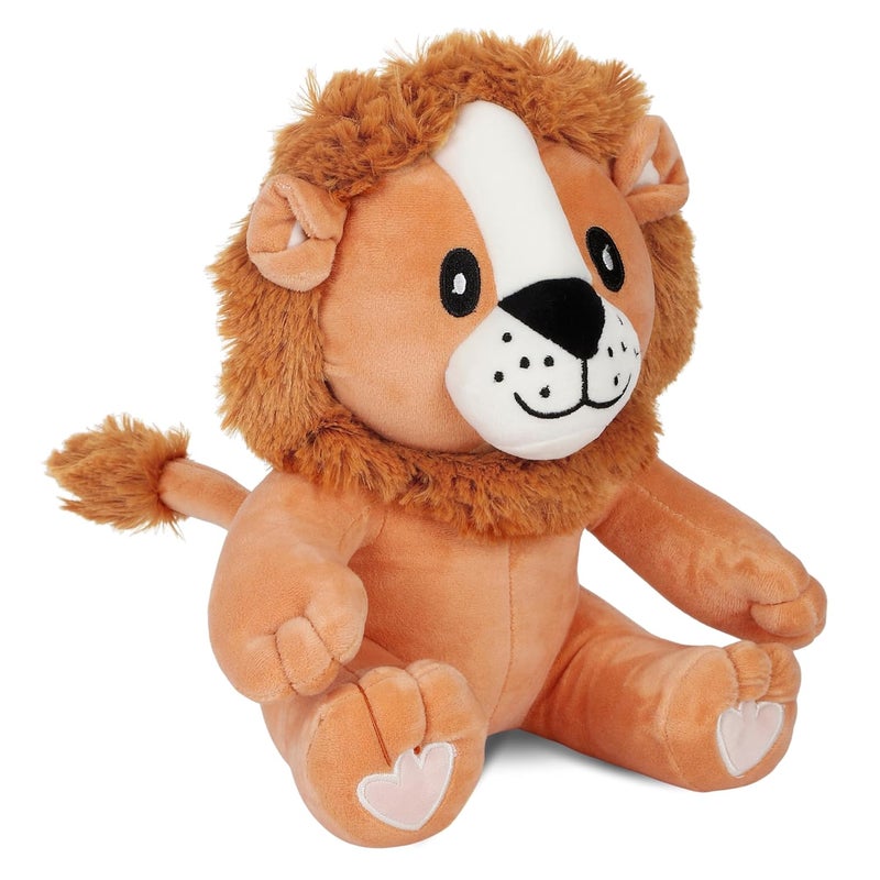 Mirada Butter Sitting Lion Soft Toy – 27cm | Super Soft & Huggable Plush Stuffed Animal for Kids, Boys & Girls |Cute Adorable Jungle Lion Toy Room Décor - Image 4
