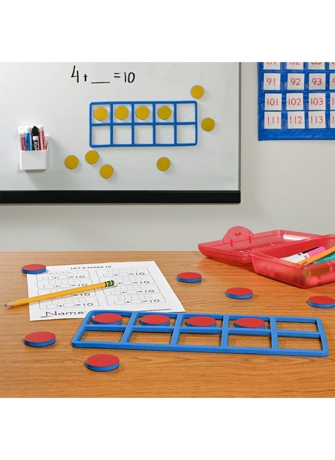 Learning Advantage Learning Advantage 7469 Giant Magnetic Foam Ten Frames (Pack of 2)  - Image 2