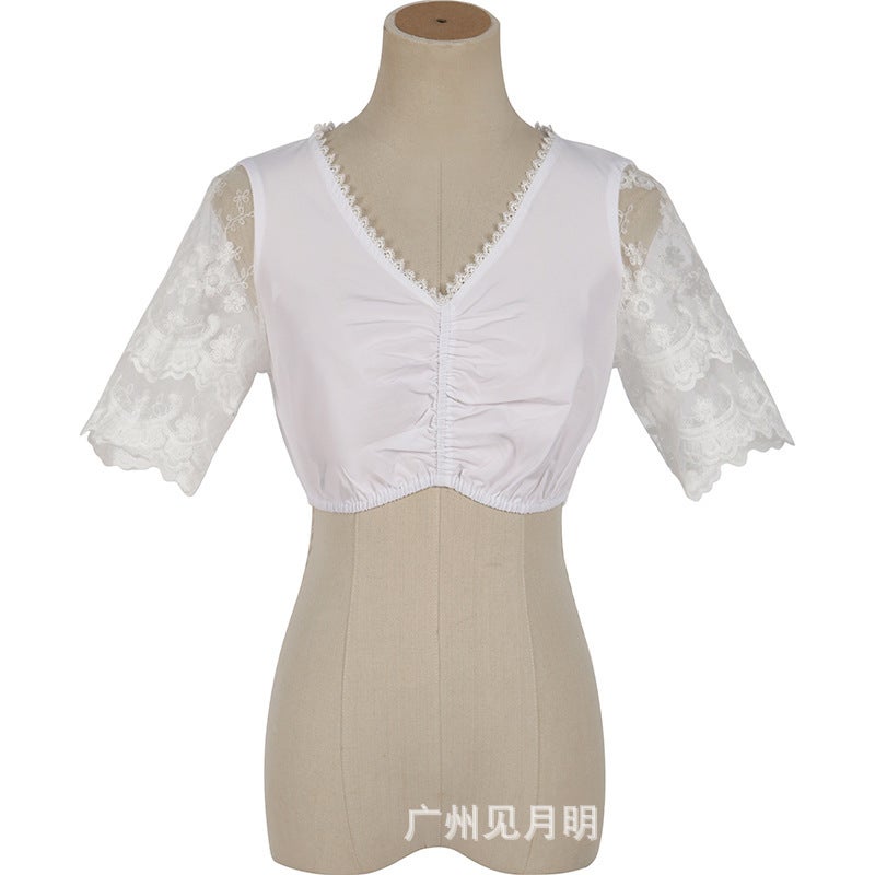 2024 Cos Clothing Explosives Maid Beer Clothing Short Sleeve Strap Dress Halloween - Image 4