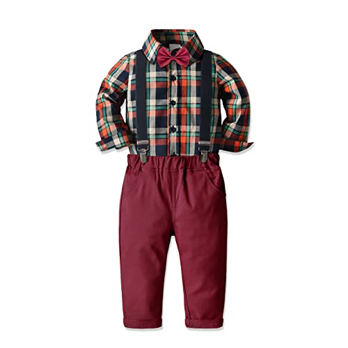 Nwada Baby Boy Clothes Outfit Toddler Dress Shirt and Pants Sets Kid Boys Suit Set for Wedding - Image 2