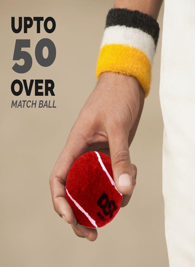 DSC Nitro Heavy Tennis Ball (Red) (Pack of 2) - Image 5