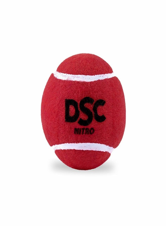 DSC Nitro Heavy Tennis Ball (Red) (Pack of 2) - Image 1