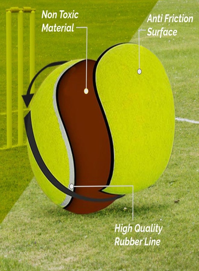 DSC Nitro Heavy Tennis Ball (Red) (Pack of 2) - Image 3