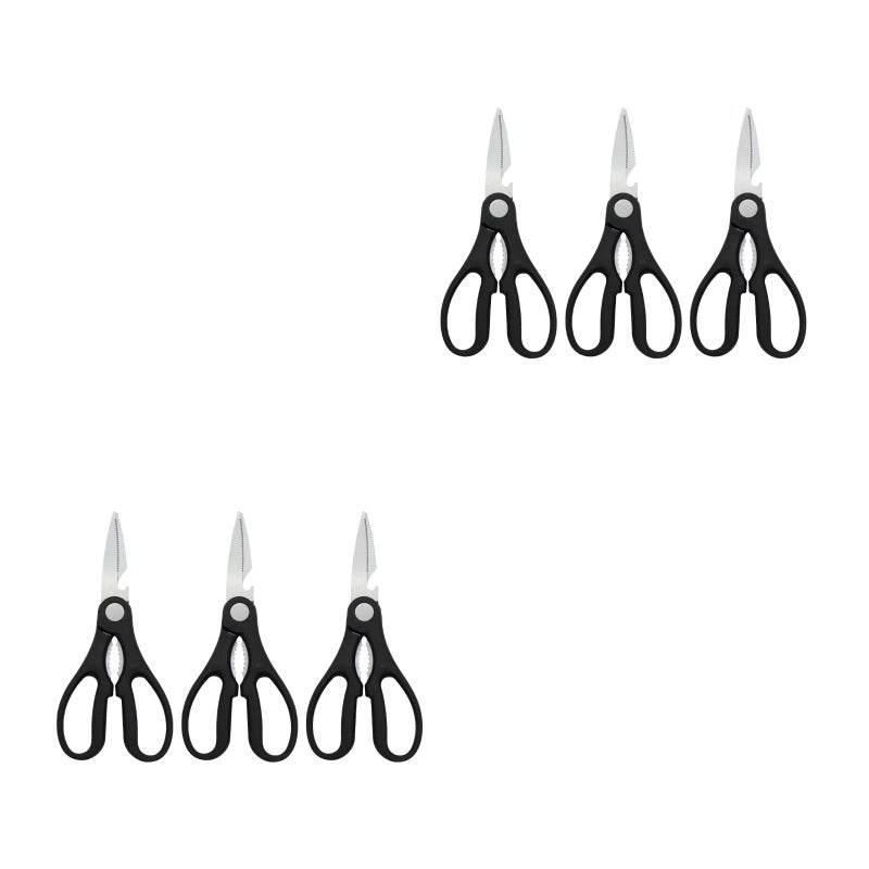 6 Pcs Multi-functional Scissor Chicken Bone Scissors Practical Bone Scissors Food Shears - Image 1
