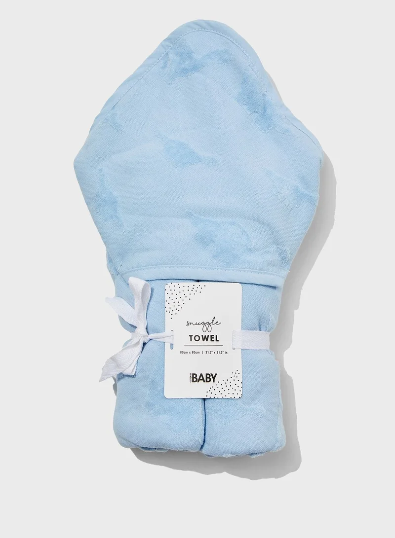 Cotton On Baby Dino Snuggle Towel