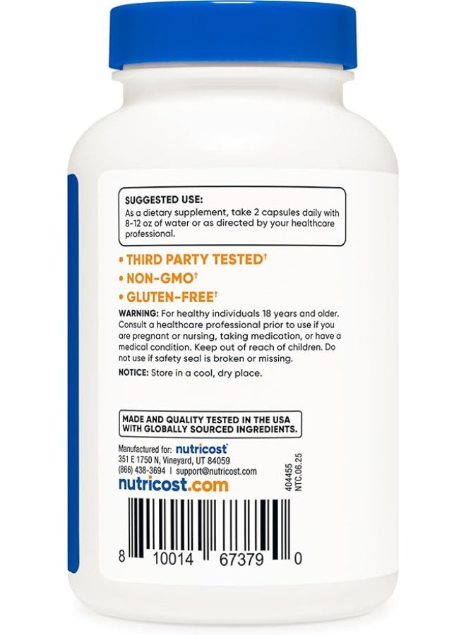 Nutricost, Red Yeast Rice With CoQ10, 120 Capsules - Image 5