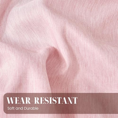 DECMAY Twin Comforter Set with Sheets 5 Pieces, Pink Twin Comforter Set for College Dorm Girls, Cationic Dyeing Bed in a Bag with Comforter, Pillow Sham, Pillowcase, Flat Sheet and Fitted Sheet - Image 3