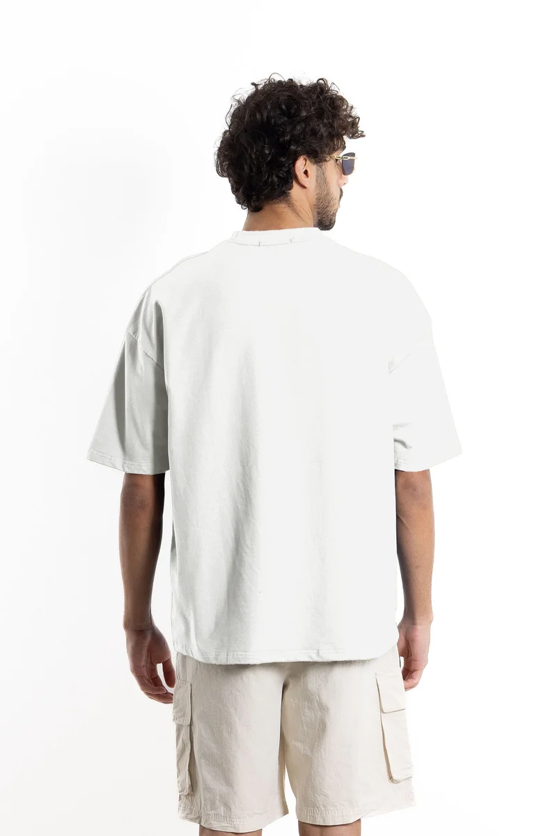 SHAPES COTTON BLEND PRINTED T-SHIRT