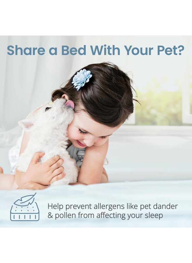 SafeRest - Twin Size Premium Hypoallergenic Waterproof Mattress Protector - Vinyl Free - Image 1