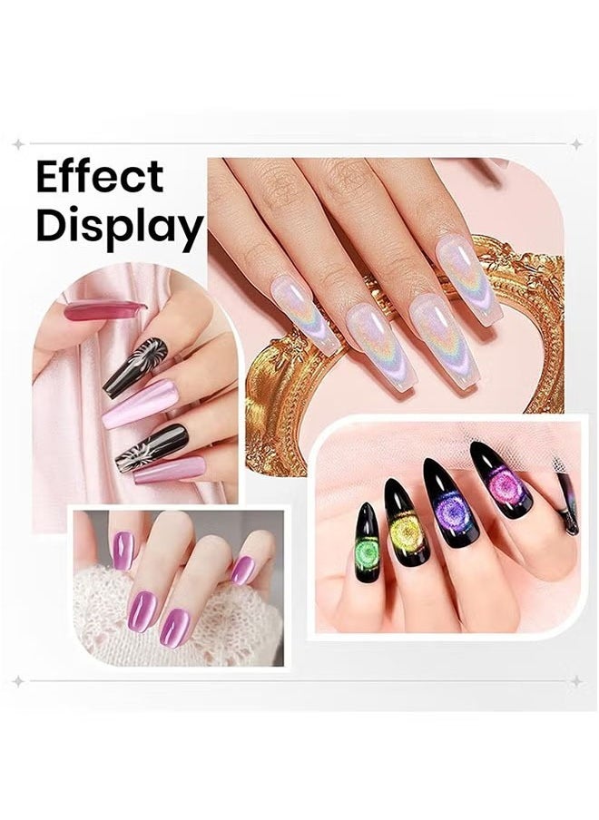 5 in 1 Magnet for Cat Eye Gel Nail Polish, Multifunctional Magnetic Nail Tool, Upgraded Cross Cat Eye Magnet for Nail Designs 3D Cateye Nail Gel Strong Nail Art Magnet Home Salon(Black) - pzsku/Z949A1305BBD2481B1891Z/45/_/1731749153/10cf7836-5913-4cba-a83a-a0e383e4dfc0