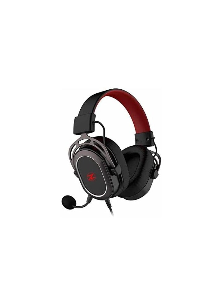 Techno Zone K75 Gaming Headset with 7.1 Surround Sound, Driver and USB Cable, Black, Wireless, On-Ear - Image 3