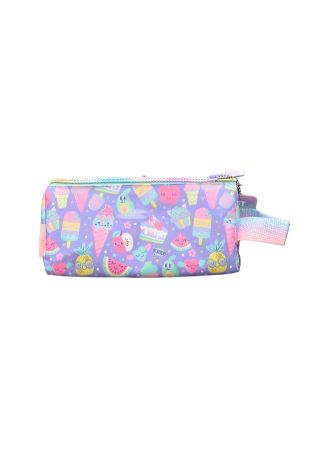 Five dream house Cupcake 3D Stereo Pencil Case 420D+PU Double Layer Large Capacity Student Pencil Bag 19 Colors Available - Image 2