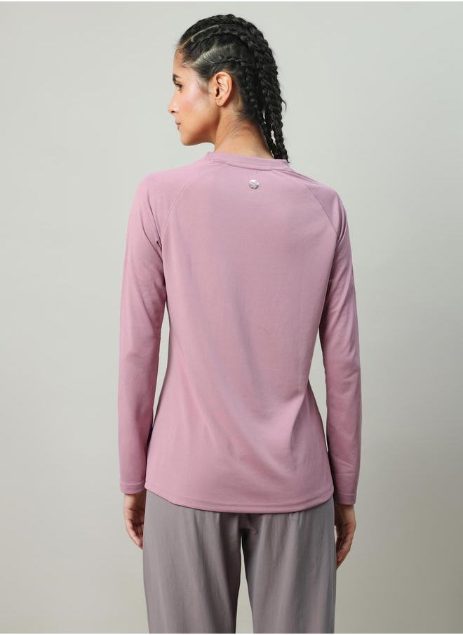 Technosport - Solid T-Shirt with Long Sleeves by Styli - Image 1
