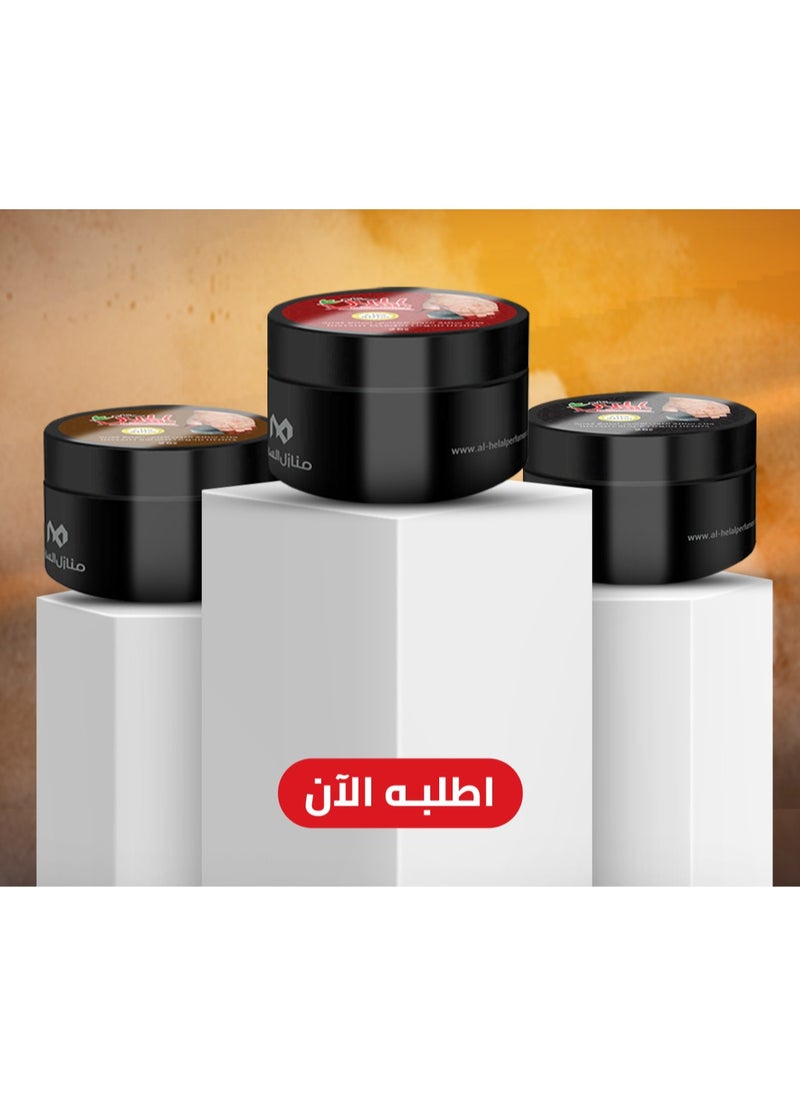 AL-HELAL Fast acting liquid henna package 25 g  3 pcs Burgundy Black Brown  - Image 2