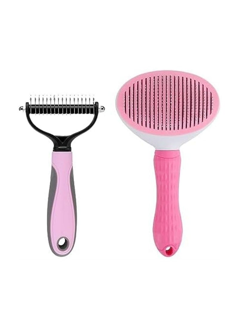 Y&D - Cat Brush,animal cat brush for long haired cats,deshedding cats 2 Pack,Cat Brushes Indoor Cats,Cat Pet Brush Suitable Dog or Horse - Image 1