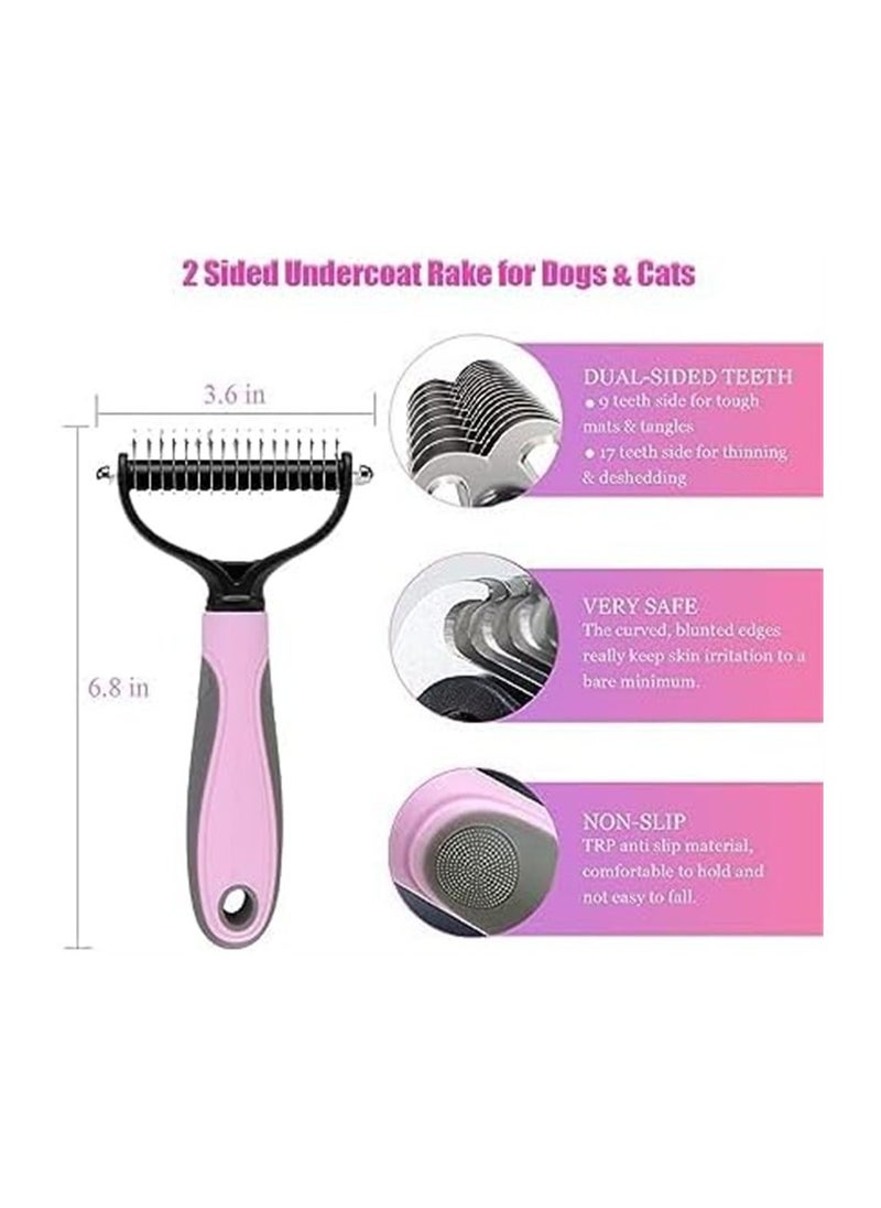 Y&D - Cat Brush,animal cat brush for long haired cats,deshedding cats 2 Pack,Cat Brushes Indoor Cats,Cat Pet Brush Suitable Dog or Horse - Image 1