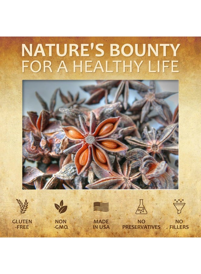 HERBALICIOUS Anise Star 100 Capsules, Natural Star Anise (Illicium verum) - Image 4