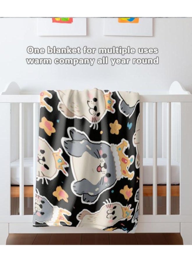 عام بطانية رقيقة من الفانيلا (حرارة ومريحة، ومناسبة للنوم واستخدام اللعبة والغبار والرمل) 150 سم * 200 سم - 1195 - Image 1