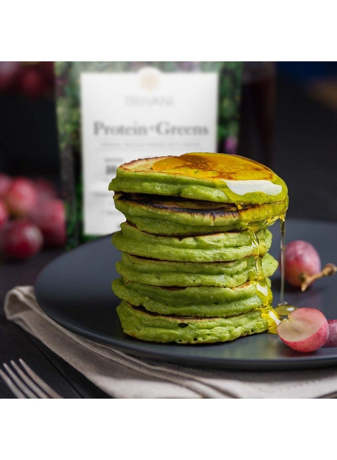 Truvani Protein + Greens ; Organic Nongmo Vegan Gluten Free Dairy Free ; Daily Greens Combined With Protein ; Great Taste With A Splash Of Sweetness - Image 5
