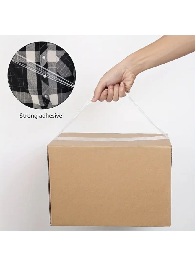 PixelsPackaging 12 Rolls of Strong Transparent Packing Tape by PixelsPackaging, 100 yards long, 2 inches wide. Ideal for parcels, moving, and office use. - Image 4