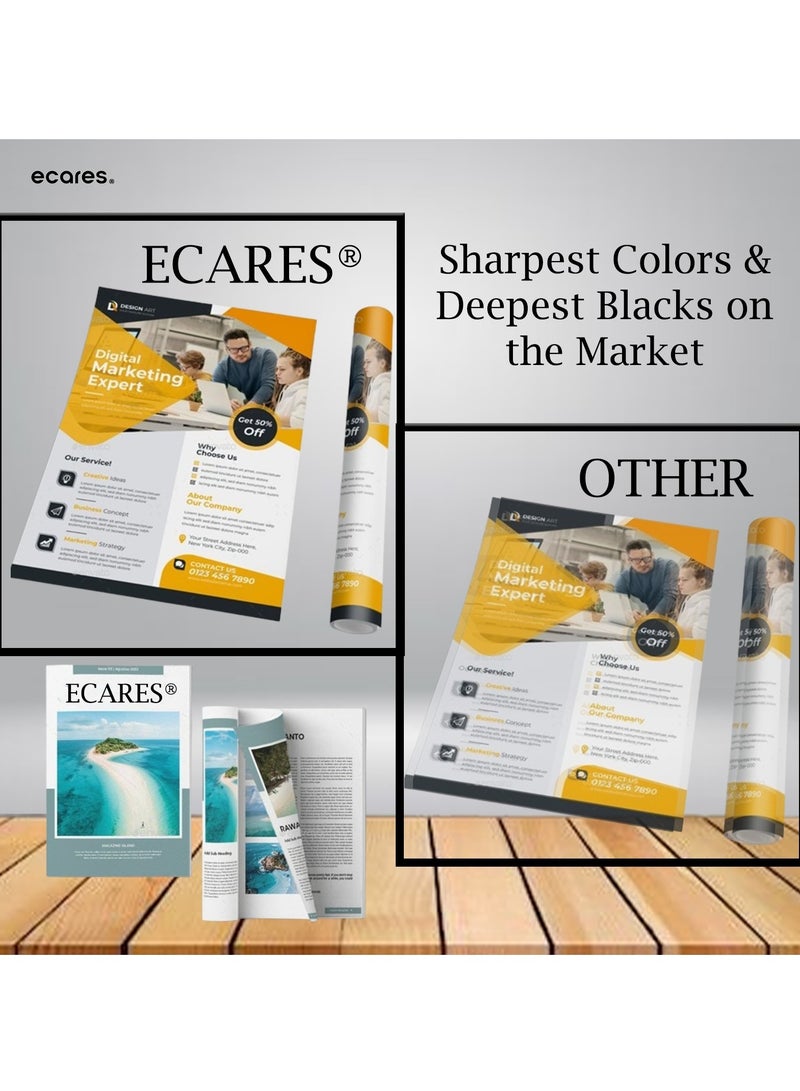 إيكاريس® خراطيش حبر متوافقة 304A CC530A CC531A CC532A CC533A تستخدم لطابعة HP Color Laser CM2320n CM2320fxi CM2320nf MFP، CP2025 CP2025n CP2025x CP2025dn (متعددة الألوان) - Image 2