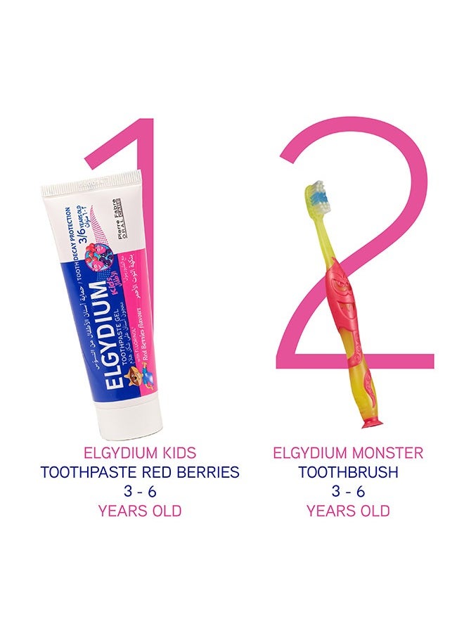 Kids Toothpaste Gel With Fluorinol Redberries  Flavour