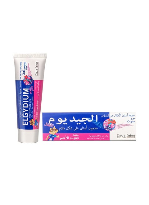 Kids Toothpaste Gel With Fluorinol Redberries  Flavour