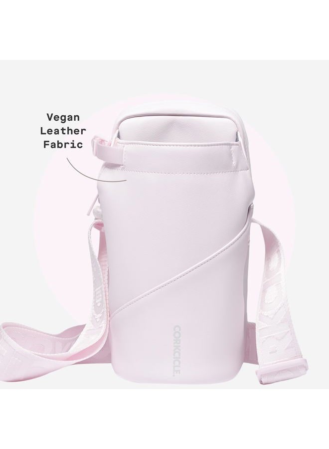 CORKCICLE Crossbody Water Bottle Sling Bag - Adjustable Strap - Padded Interior Pocket - Fits 16 oz to 40 oz Tumblers - Summer Drinkware Gift, Rose Quartz, Casual - Image 5