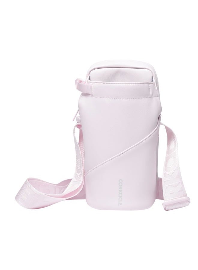 CORKCICLE Crossbody Water Bottle Sling Bag - Adjustable Strap - Padded Interior Pocket - Fits 16 oz to 40 oz Tumblers - Summer Drinkware Gift, Rose Quartz, Casual - Image 1