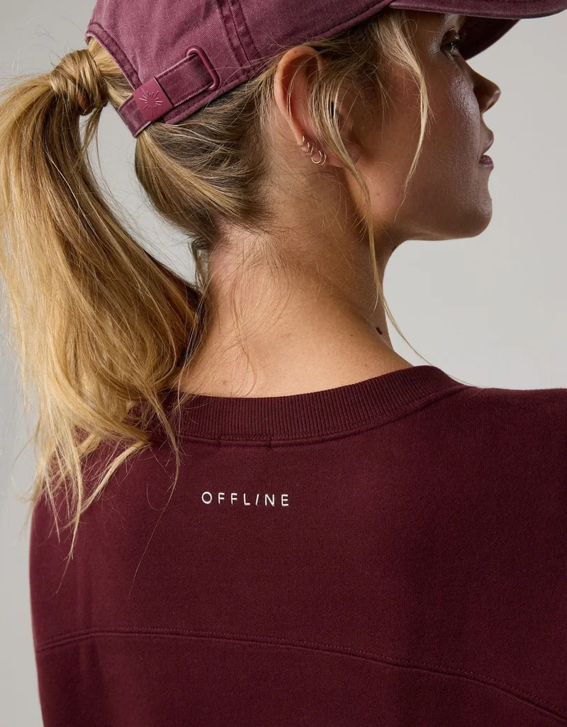 Aerie  OFFLINE By Aerie Cloud Fleece Crewneck Sweatshirt for Women | Best Price UAE