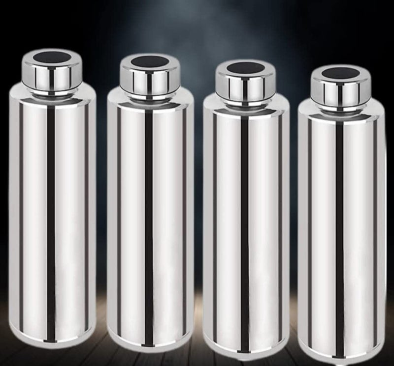 STEEPLE 1000ml Stainless Steel Water Bottle Fridge Water Bottle Pack of 4 Set 1Litre Bottle - Image 1