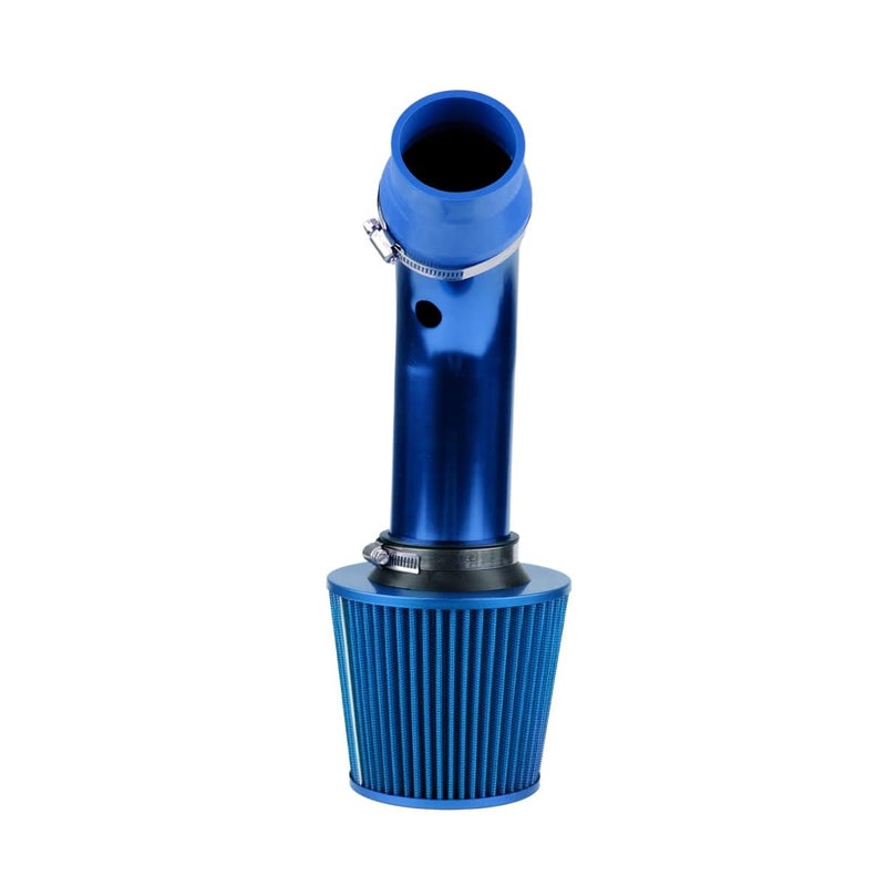 MARSFLUX Air Intake Kit, 3" Blue Cold Air Intake System Kit Intake Filter & Clamp Accessory Universal - Image 1