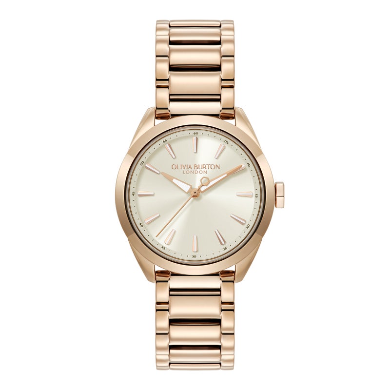 OLIVIA BURTON Round Analog Women'S Ionic Plated Rose Gold Steel Case  Watch - Image 3