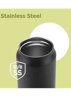 Milton MILTON 32 oz Stainless Steel Thermos Water Bottle with Magnetic Straw Lid, Double Walled Vacuum Insulated Flask, Keeps Drinks Hot for 12 Hours, Cold for 24 Hours, Leakproof Design for Travel, Turk  - Image 4