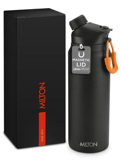 Milton MILTON 32 oz Stainless Steel Thermos Water Bottle with Magnetic Straw Lid, Double Walled Vacuum Insulated Flask, Keeps Drinks Hot for 12 Hours, Cold for 24 Hours, Leakproof Design for Travel, Turk  - Image 1