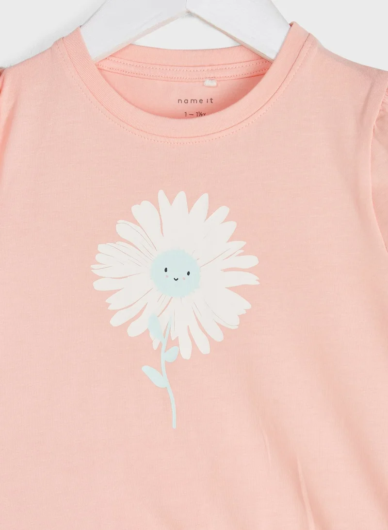 NAME IT Kids Flower Print Top