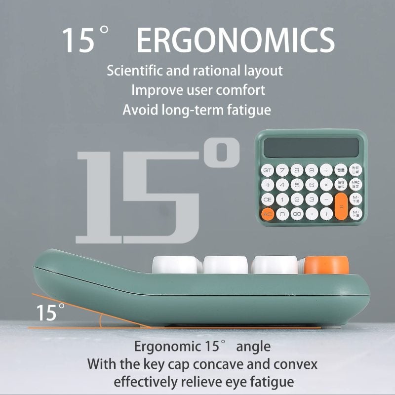 Standard Calculator 12 Digit,Desktop Large Display and Big Buttons, Calculator with Large LCD Display for Office,School, Home & Business Use,Automatic Sleep - Image 5