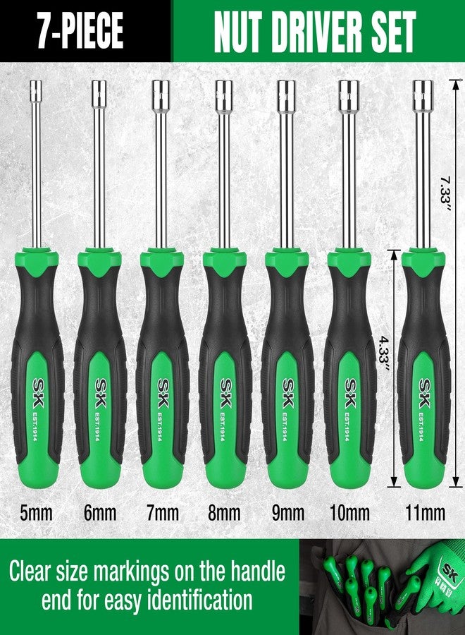 اس كي كي طقم مفكات صواميل مترية من SK، مكون من 7 قطع، 5، 6، 7، 8، 9، 10، 11 مم، تصميم CR-V فاخر، مقبض SureGrip - Image 5