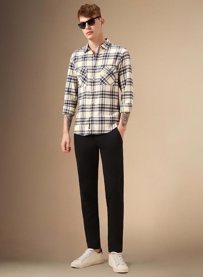 دينيس لينغو قميص قطن بيج بقصة مريحة وياقة واسعة - Image 2