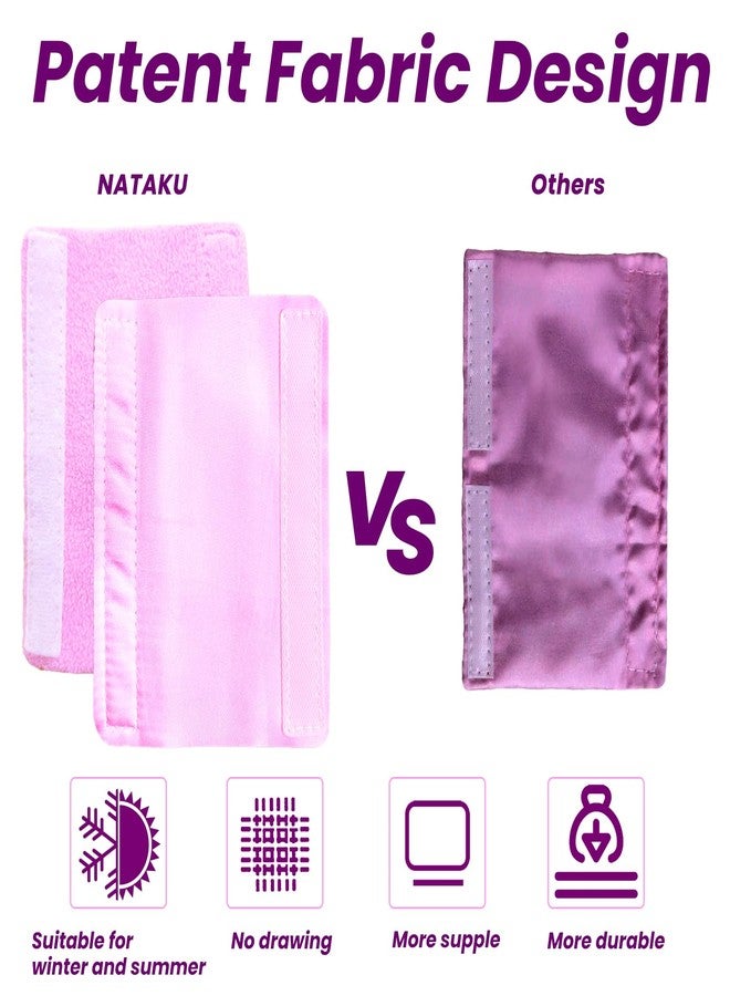NATAKU 3 Pack Satin Strap Covers, Mask Frame Cushions to Compatiable with DreamWear or ResMed AirFit Silky Satin Sleep Headgear Cover Set Hair Saver C Papa Face Cushion Pads - Image 3