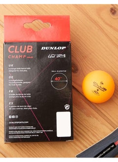 DUNLOP Dunlop Club Champ 6 Table Tennis Balls | Orange | One Size | Durable & Consistent Bounce | Ideal for Training & Practice  - Image 4
