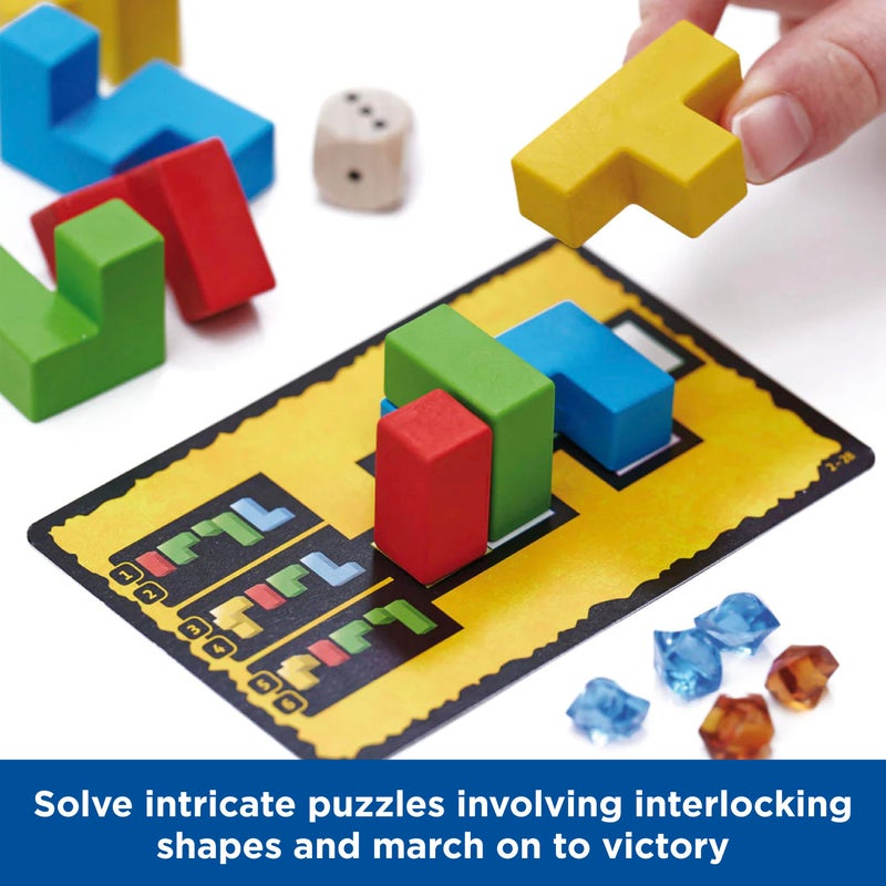 Thames & Kosmos Ubongo 3D | Geometric Puzzle Game with Three-Dimensional Blocks | Family Friendly Fun Game | Highly Re-Playable | Quality Components (Made in Germany) | 1 to 4 Players, Ages 8 and up - Image 4