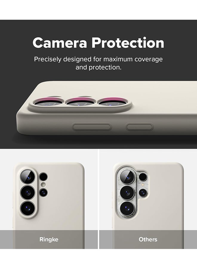 Ringke Silicone Magnetic For Samsung S26 Ultra Case Cover Powerful Magnet Long Lasting Silky Feel Anti-Fingerprint S26 Ultra Back Cover- Stone Stone - Image 3