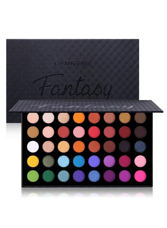 Prism Makeup Highly Pigmented Eye Makeup Palette, Matte Shimmer Metallic Eyeshadow Pallet Long Lasting Blendable Natural Colors Make Up Eye Shadows Cosmetics Gift Kit - Image 1