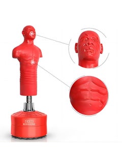 COOLBABY Boxing Dummy, Full Body Punching Man Boxing Stand, Silastic Punching Bag Heavy Duty Punch Bag Punching Stand Kick Boxing Stand Training Human Shape Kickboxing Bag Stand Dummy Person Shape