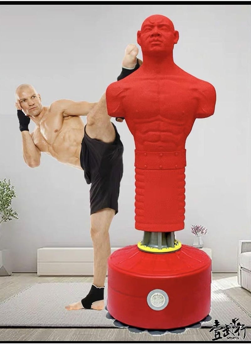 Cool Baby Style - COOLBABY Boxing Dummy, Full Body Punching Man Boxing Stand, Silastic Punching Bag Heavy Duty Punch Bag Punching Stand Kick Boxing Stand Training Human Shape Kickboxing Bag Stand Dummy Person Shape - Image 1