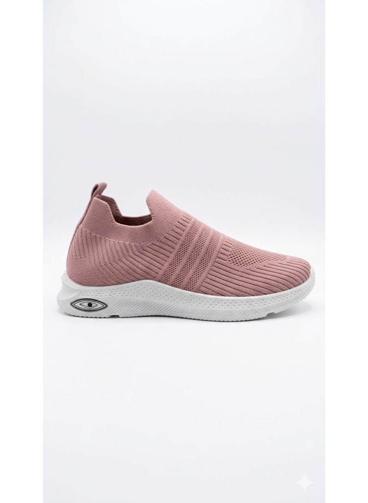 Slip-On Casual Sneakers – Lightweight Breathable Knit Shoes for Everyday Wear - Image 1