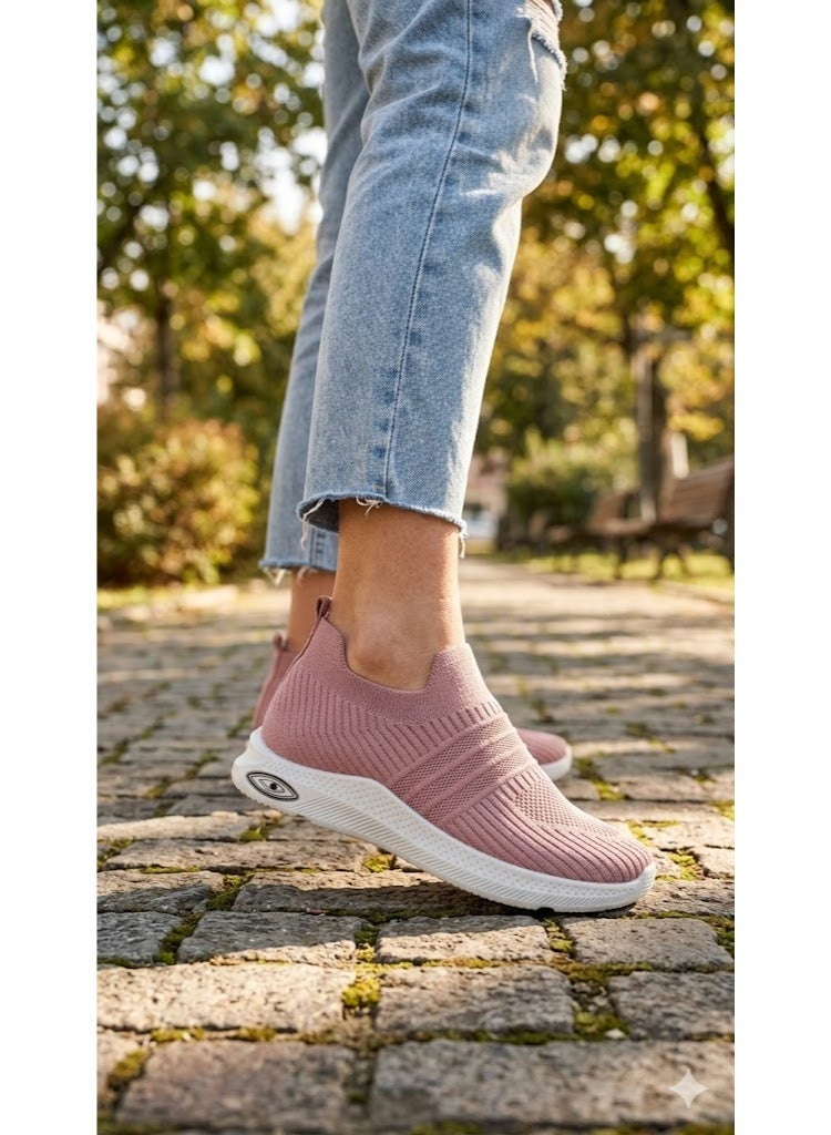 Slip-On Casual Sneakers – Lightweight Breathable Knit Shoes for Everyday Wear - Image 3