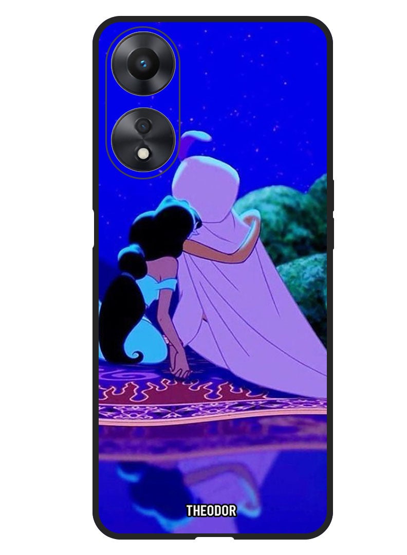 Theodor Protective Case Anti Scratch Shock Proof Bumper Cover For Oppo F23 5G Animation Aladdin And Jasmine From Aladdin Advantures By Disney - Image 1
